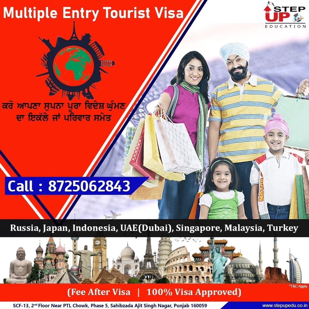 Tourist Visa Consultants in Mohali StepUp Education